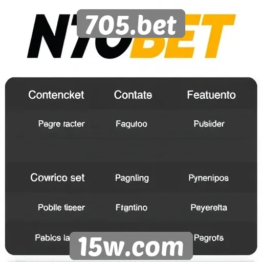 Métodos de pagamento aceitos no 705.bet