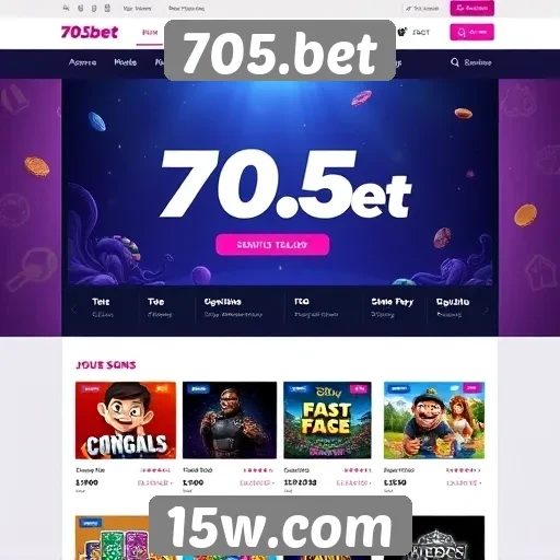 Interface e experiência do usuário em 705.bet
